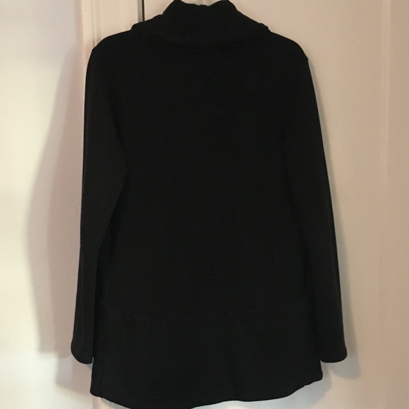 James Perse Shawl Collar Cardigan in Black - Picture 2 of 5